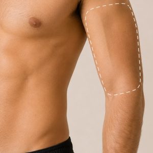 Depilación Medio brazo superior hombre (M)