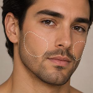 Depilación mejilla hombre (XS)